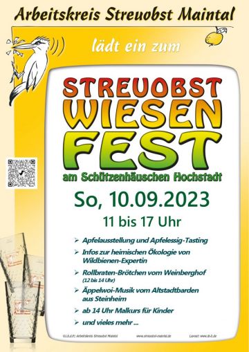 Plakat Streuobstwiesenfest 2023